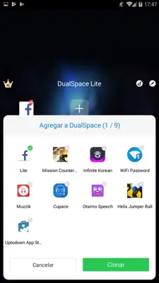 DualSpace Lite android App screenshot 1